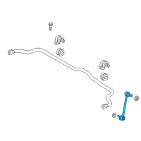 OEM Hyundai Link Assembly-Front Stabilizer, RH Diagram - 54840-C1000