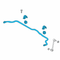 OEM 2016 Hyundai Sonata Bar Assembly-Front Stabilizer Diagram - 54810-C1000