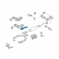 OEM 2007 Infiniti FX35 INSULATOR-Heat, Front Floor RH Diagram - 74752-CG000