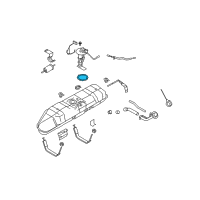 OEM 1999 Lincoln Continental Fuel Sender Unit Seal Diagram - F6DZ-9276-A