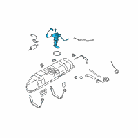 OEM 2005 Ford E-350 Super Duty Fuel Pump Diagram - 6C2Z-9H307-AA