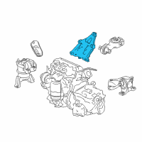 OEM 2006 Honda Civic Bracket, Torque Rod (Lower) Diagram - 50690-SNA-A80