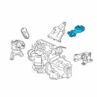 OEM 2014 Honda Civic Rod, Torque (Lower) (CVT) Diagram - 50890-TR0-A91