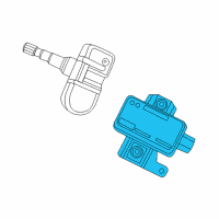 OEM Jeep Wrangler Module-Tire Pressure Monitoring Diagram - 56029470AD