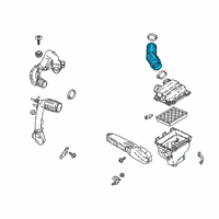 OEM Lincoln MKZ Inlet Hose Diagram - HP5Z-9B659-A