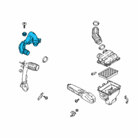 OEM 2018 Ford Edge Air Duct Diagram - GD9Z-9R530-A