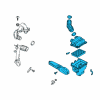 OEM 2020 Lincoln MKZ Air Cleaner Assembly Diagram - HP5Z-9600-A
