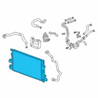 OEM 2020 Cadillac CT6 Intercooler Diagram - 84551761