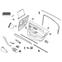 OEM 2012 BMW 528i xDrive Inner Right Door Handle Diagram - 51-21-7-225-690