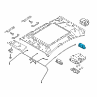 OEM 2016 Kia K900 Lamp Assembly-Rear Map LH Diagram - 928103T050TX