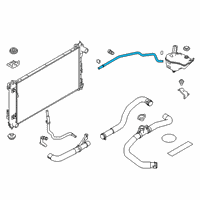 OEM 2020 Nissan Altima Hose-RESERVER Tank Diagram - 21741-6CA0A