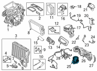 OEM 2022 BMW X5 BLOWER UNIT Diagram - 64-11-9-490-192