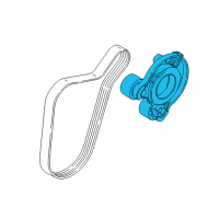 OEM 2016 BMW i8 Mechanical Belt Tensioner Diagram - 11-28-7-634-197