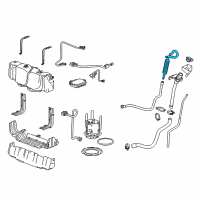 OEM 2018 Chevrolet Silverado 3500 HD Vent Hose Diagram - 84168991