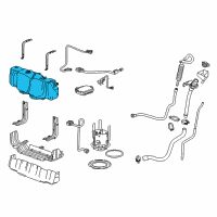 OEM 2018 GMC Sierra 2500 HD Fuel Tank Diagram - 84364051