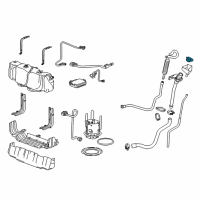 OEM 2018 Chevrolet Silverado 2500 HD Filler Cap Diagram - 22753134