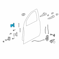 OEM 2016 Chevrolet SS Upper Hinge Diagram - 92262668