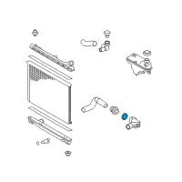 OEM 2017 Lexus NX200t Gasket, THERMOSTAT Diagram - 16346-36011