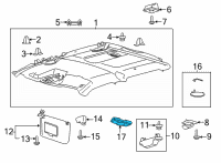 OEM Ford F-150 LAMP ASY - INTERIOR Diagram - ML3Z-13776-AA