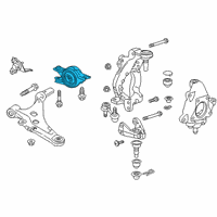 OEM Honda Bracket Complete, Front Diagram - 51395-TGH-A01