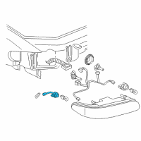 OEM Oldsmobile Intrigue Socket Diagram - 12456484