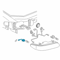 OEM 2004 Buick Regal Socket Diagram - 12456484