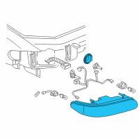 OEM 1997 Buick Regal Lens & Housing Diagram - 19244638