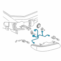 OEM 2003 Buick Regal Harness Asm, Headlamp Wiring Diagram - 12455566