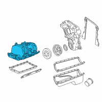 OEM 1995 Dodge B3500 Intake Manifold Diagram - 4762375AB