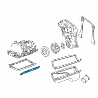 OEM 1994 Dodge Dakota Gasket Pkg-Intake Manifold Diagram - 4897382AD