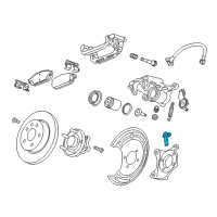 OEM 2015 Chevrolet Sonic ABS Sensor Diagram - 42427546