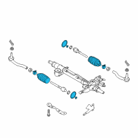 OEM 2017 Infiniti Q50 Boot Kit-Power Steering Gear Diagram - D8203-4GB1A