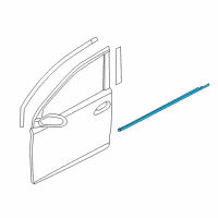 OEM 2020 Kia Rio W/STRIP Assembly-Fr Dr B Diagram - 82220H9000