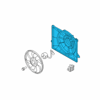 OEM Hyundai SHROUD-Radiator Diagram - 25350-4R500