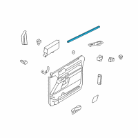 OEM Ford Freestar Belt Weatherstrip Diagram - 5F2Z-1721456-A