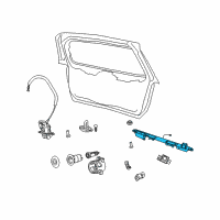 OEM 2011 Dodge Journey Handle-LIFTGATE Diagram - 5178320AH