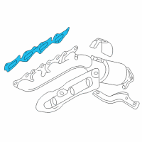 OEM Hyundai Genesis Gasket-Exhaust Manifold Diagram - 28521-3F010