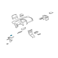 OEM 2010 Saturn Vue Filler, Instrument Panel Steering Column Opening Diagram - 20821395