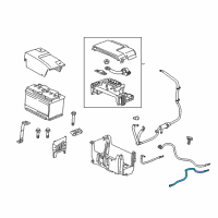 OEM Buick LaCrosse Negative Cable Diagram - 20781418