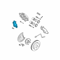 OEM 2005 Dodge Ram 1500 Adapter-Disc Brake CALIPER Diagram - 5080557AC