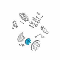 OEM Dodge Durango Hub-Brake Diagram - 68417794AA