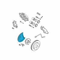 OEM 2007 Chrysler Aspen Shield-Splash Diagram - 52010493AD