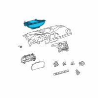 OEM 2013 Toyota Venza Display Unit Diagram - 83290-0T020