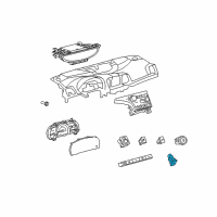 OEM 2012 Toyota Sienna Warning Switch Diagram - 84962-0T011