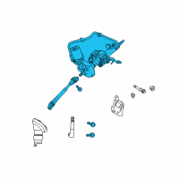 OEM 2013 Toyota Prius Steering Column Diagram - 45200-47140
