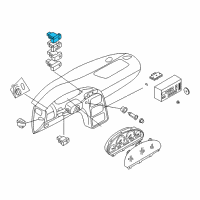 OEM 1999 Nissan Quest Switch Assy-Hazard Diagram - 25290-7B002