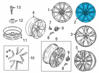 OEM 2022 Honda Accord W-WHEEL (17X7) (1/2J) Diagram - 42800-TVA-AD1