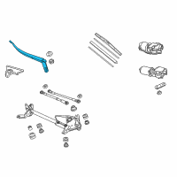 OEM Acura Arm Windshield (Lh-Dr) Diagram - 76600-SZN-A01