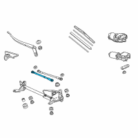 OEM 2013 Acura ZDX Rod Unit A Diagram - 76540-SZN-A01