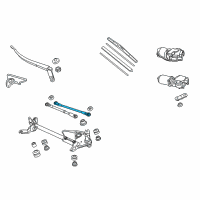 OEM 2013 Acura ZDX Rod Unit B Diagram - 76550-SZN-A01